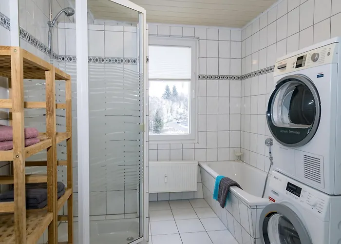 Large In The Beautiful Sauerland With Garden, Patio And Sauna Lägenhet *